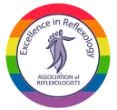 The official logo of the Association of Reflexologists (AOR), representing Jane Ford's affiliation with a recognized professional reflexology organization.